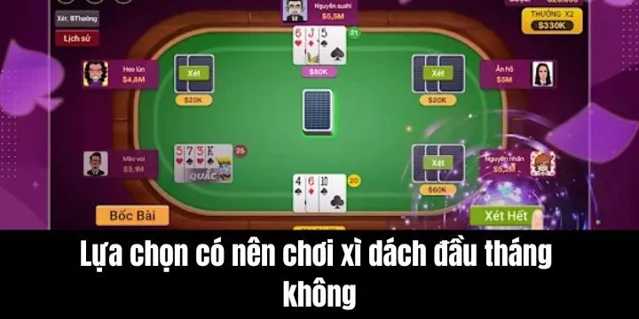 Lựa chọn phù hợp khi tham gia siêu phẩm giải trí xì dách