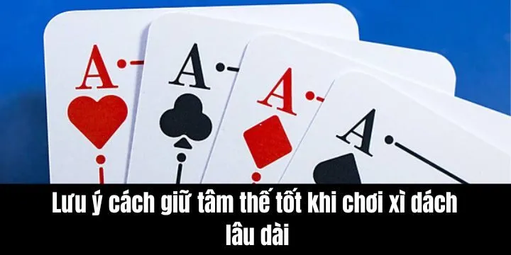 Duy trì cảm xúc ổn định khi tham gia cá cược xì dách