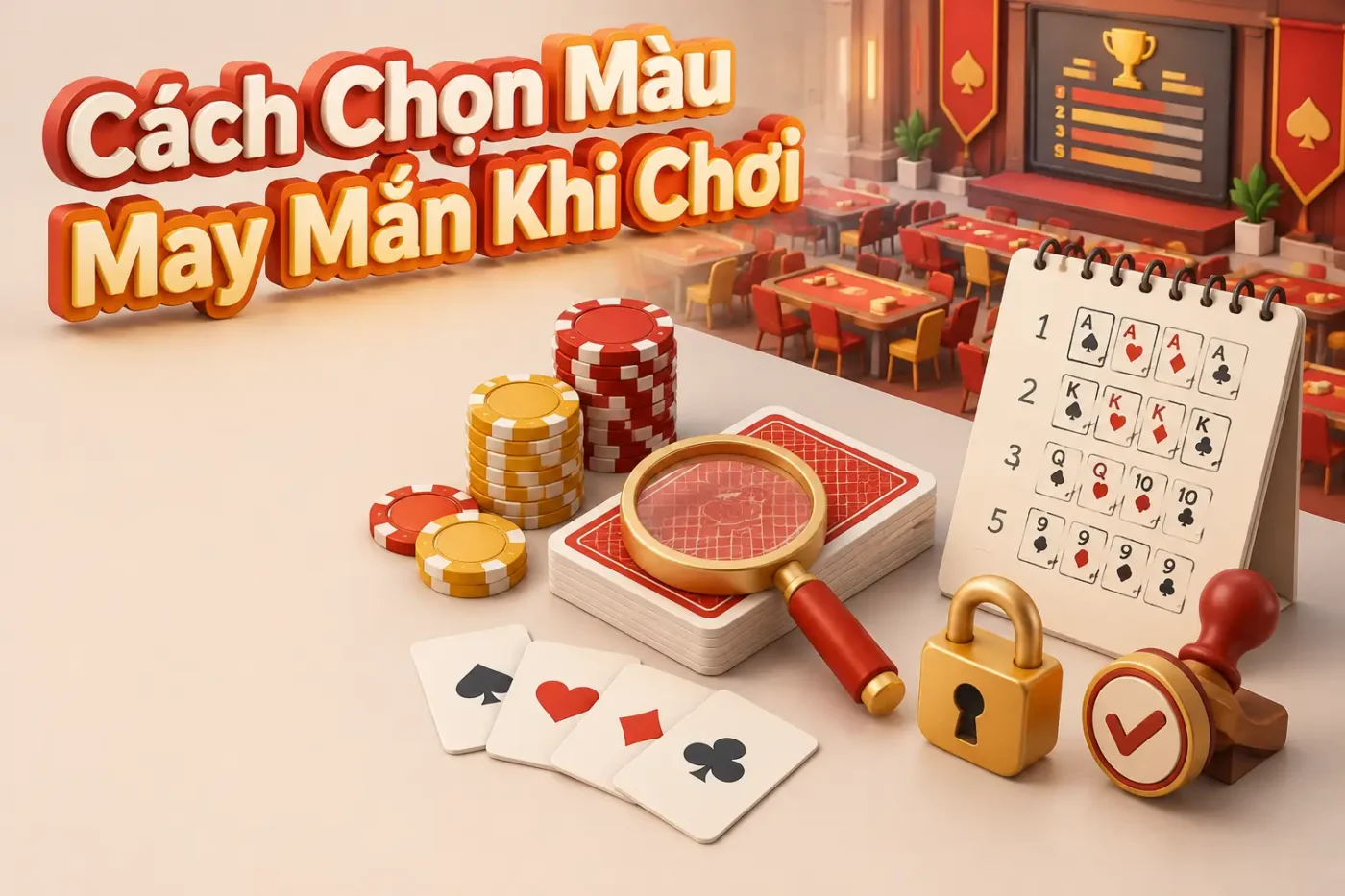 Cách chọn màu may mắn khi chơi xì dách và mẹo cực chuẩn