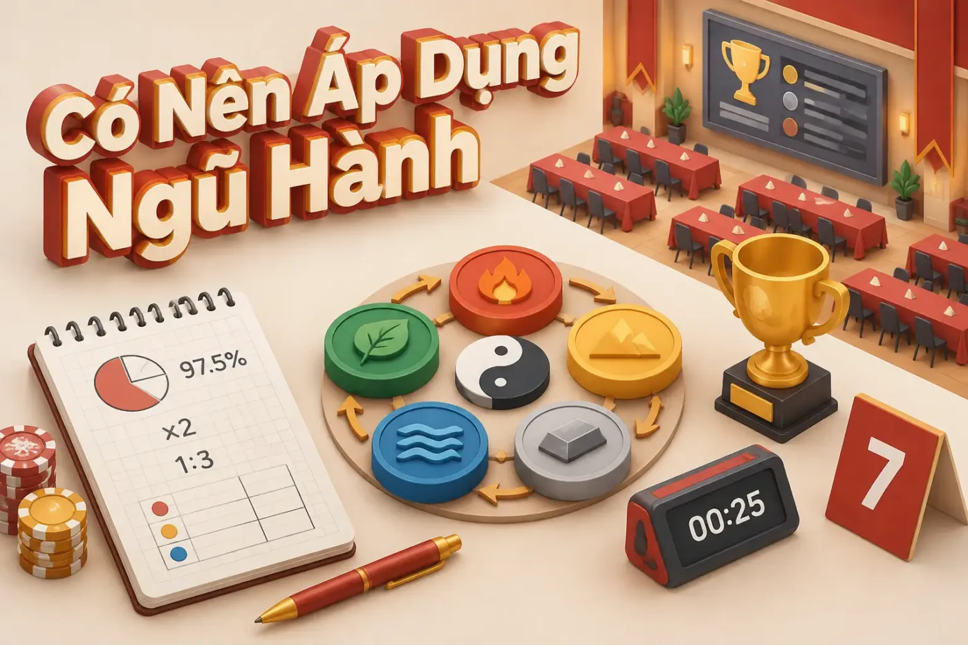 Có nên áp dụng ngũ hành khi chơi xì dách để dễ chiến thắng không