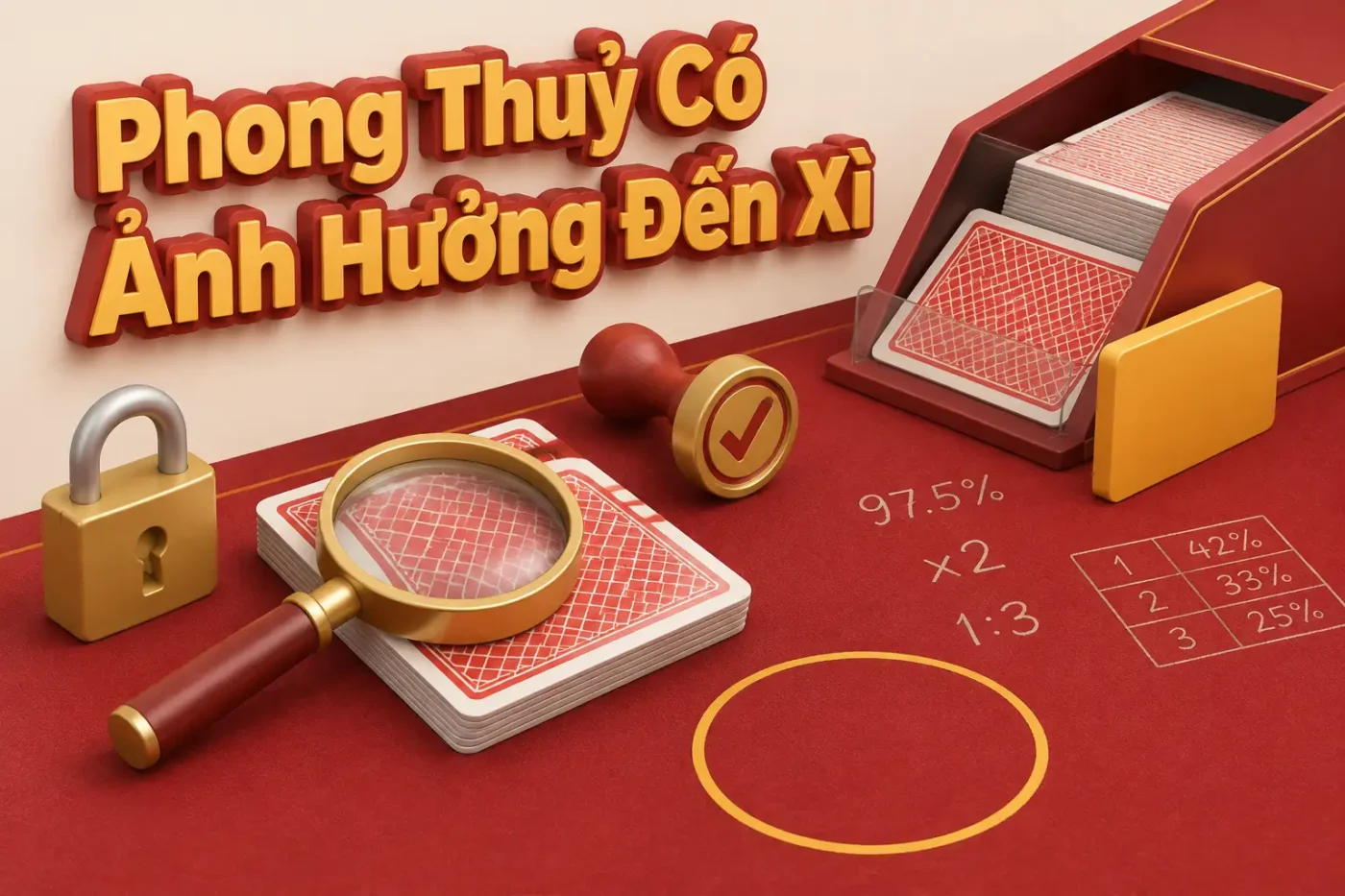 Phong thuỷ có ảnh hưởng đến xì dách không và giải đáp cụ thể